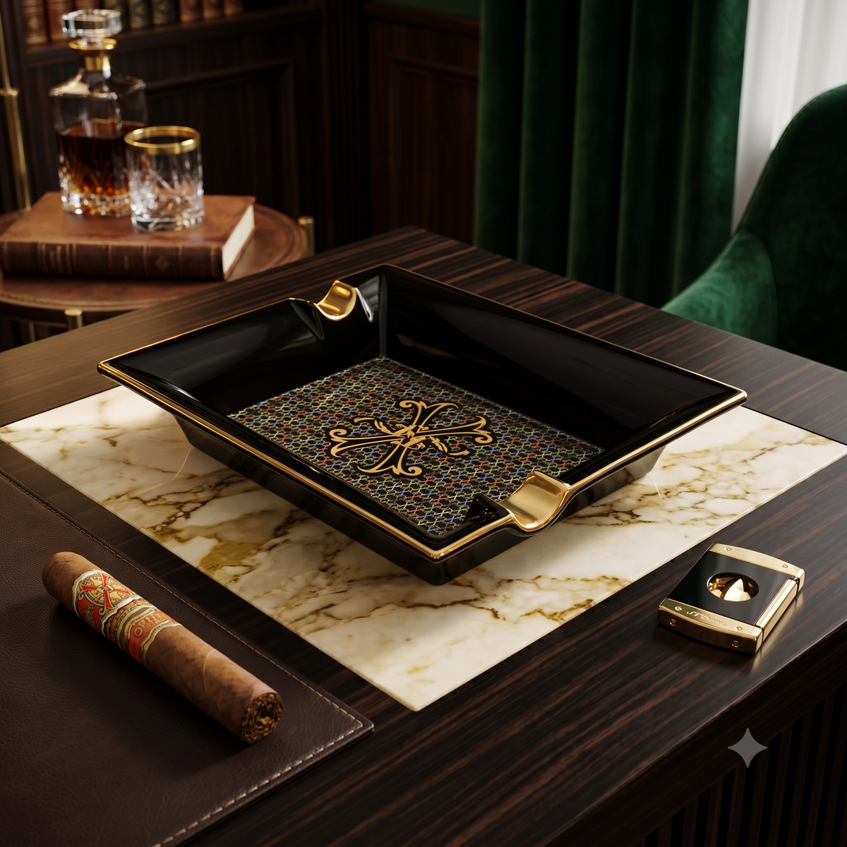 S.T. Dupont Fuente OpusX Ashtray - Lifestyle Image