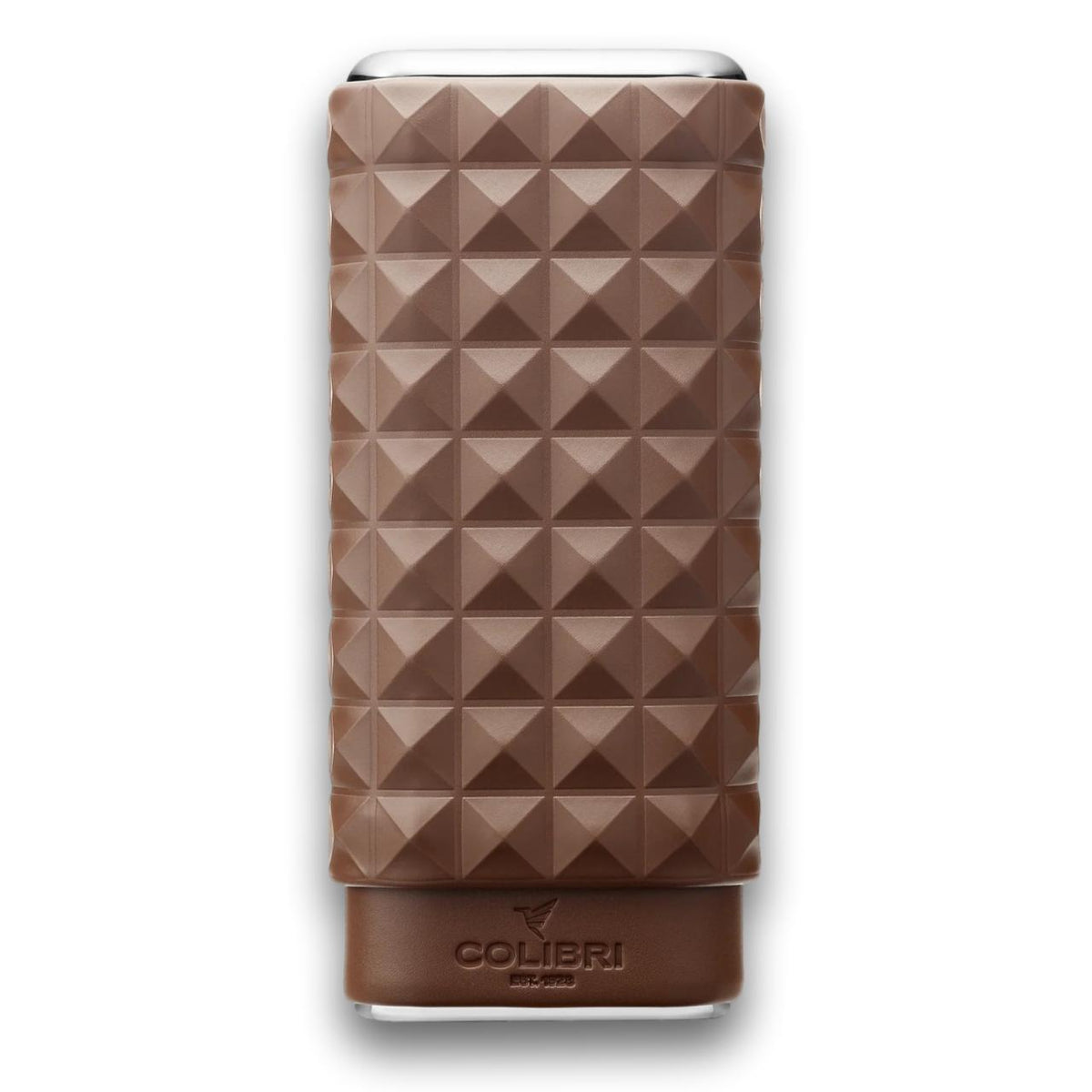Colibri Quasar Leather 3-Finger Hard Cigar Cases
