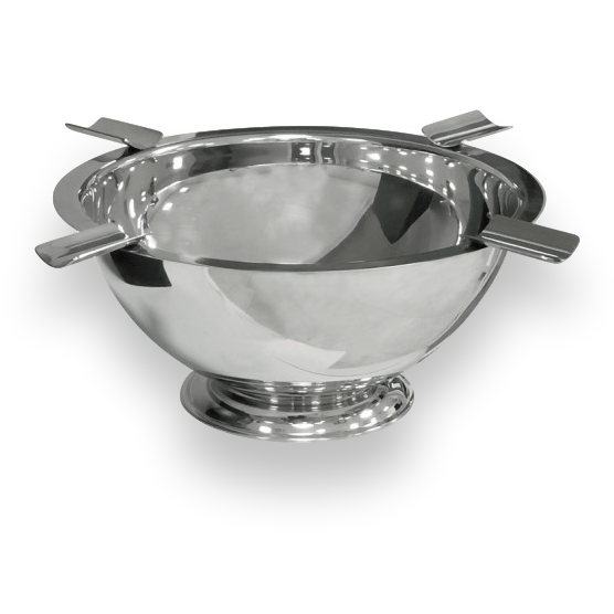 Prestige 'Smokin' Ash' Metal 4-Cigar Ashtrays