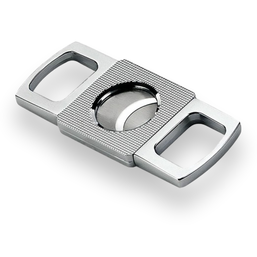 Prestige Etched Guillotine Double-Blade Cigar Cutters