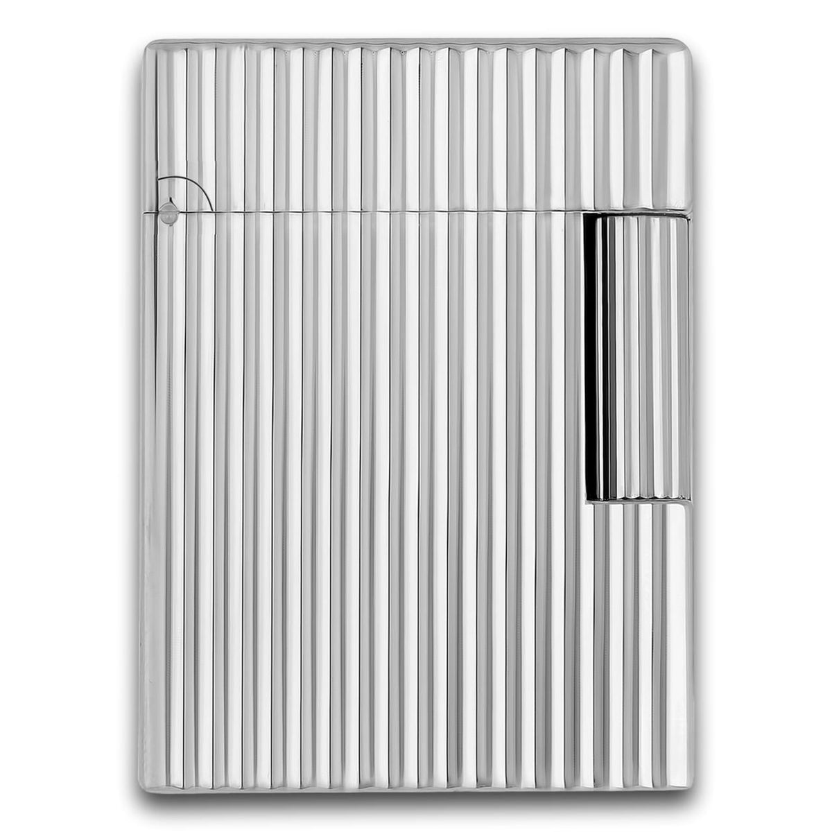 S.T. Dupont Line 1 Vertical Lines Double Soft Flame Cigar Lighter Palladium - Main Image