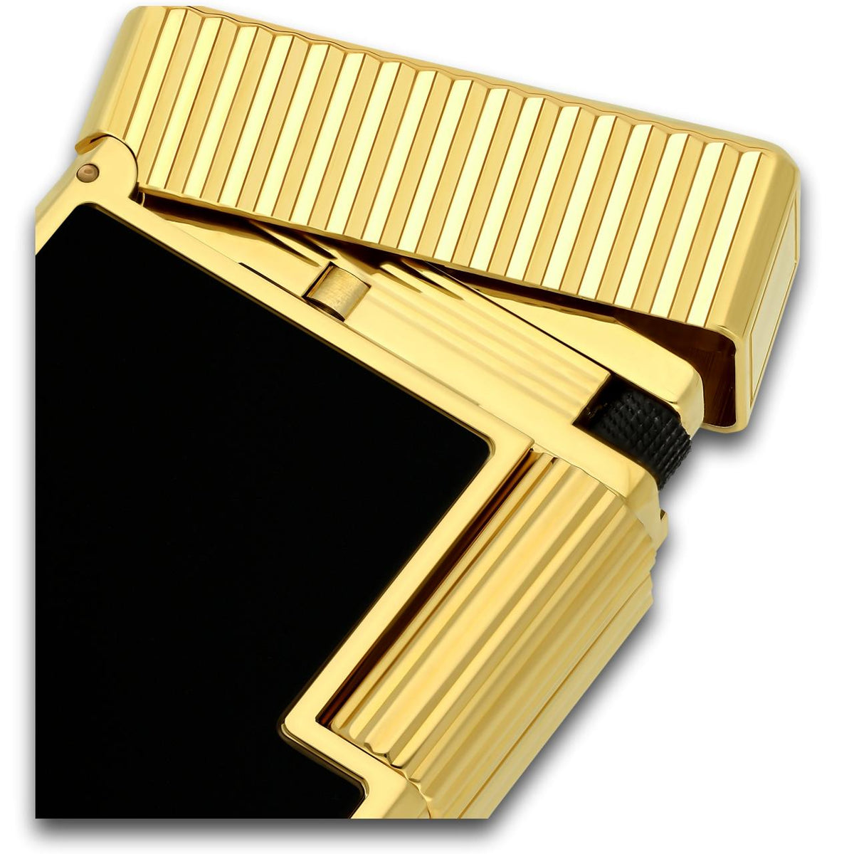 S.T. Dupont Line 1 Vertical Lines Double Soft Flame Cigar Lighter - Igniter Button