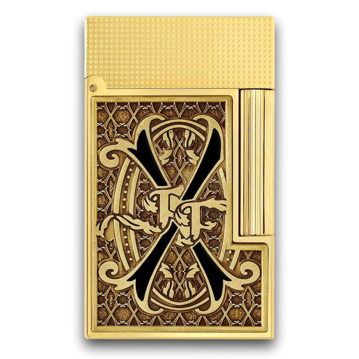 S.T. Dupont Line 2 Fuente OpusX Haute Creation Double Soft Flame Cigar Lighter - Front