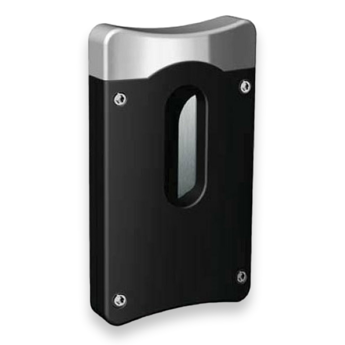 Caseti Wedge V-Cut Cigar Cutter - Black - Exterior Back