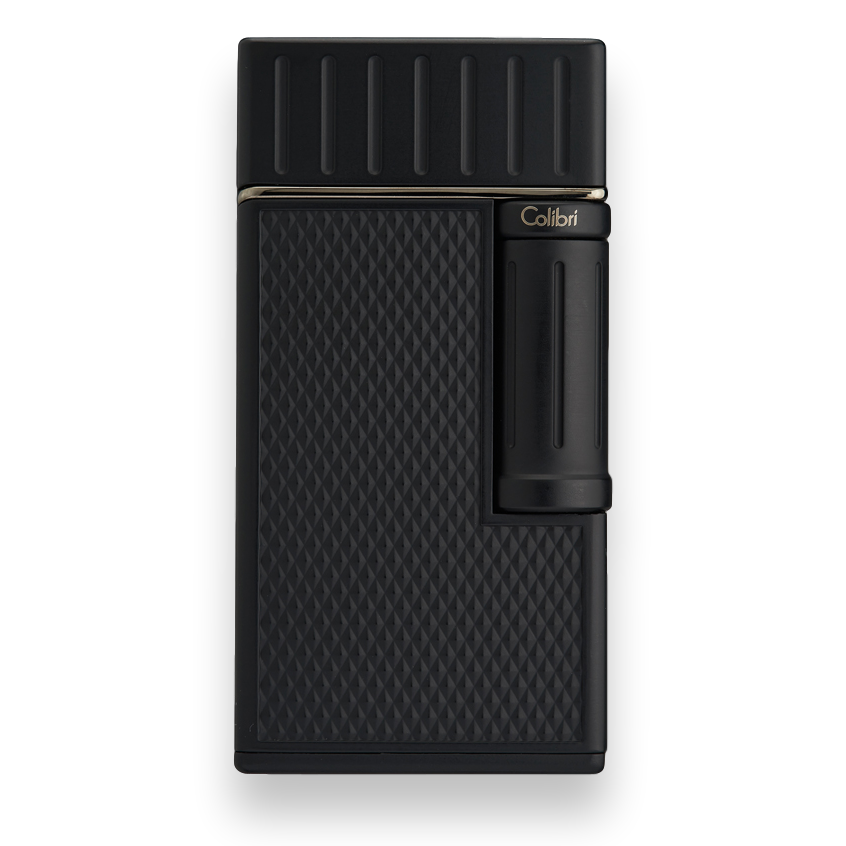 Colibri Julius Soft Flame Cigar Lighter - Black and Black - Exterior Front