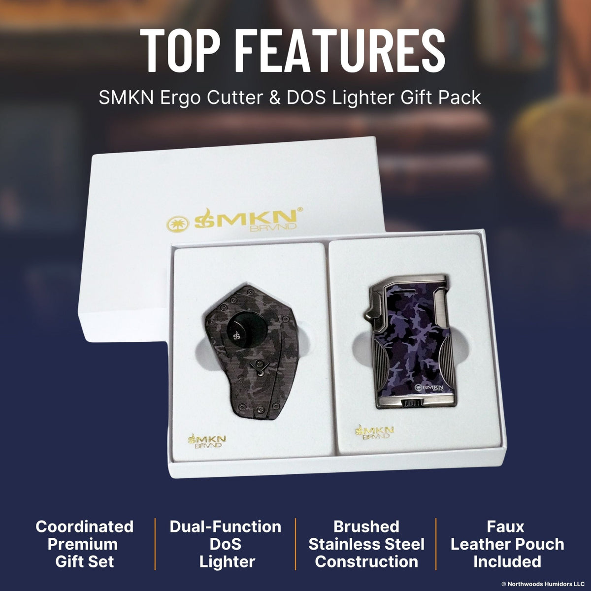 SMKN Ergo Cutter & DOS Lighter Gift Pack - Top Features