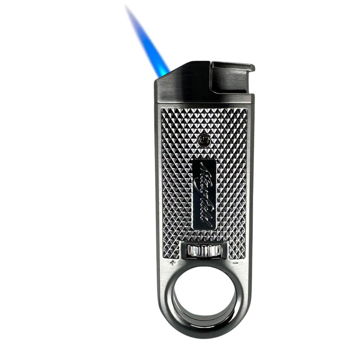 Torch Flame Cigar Lighter and Ashtray Gift Set
