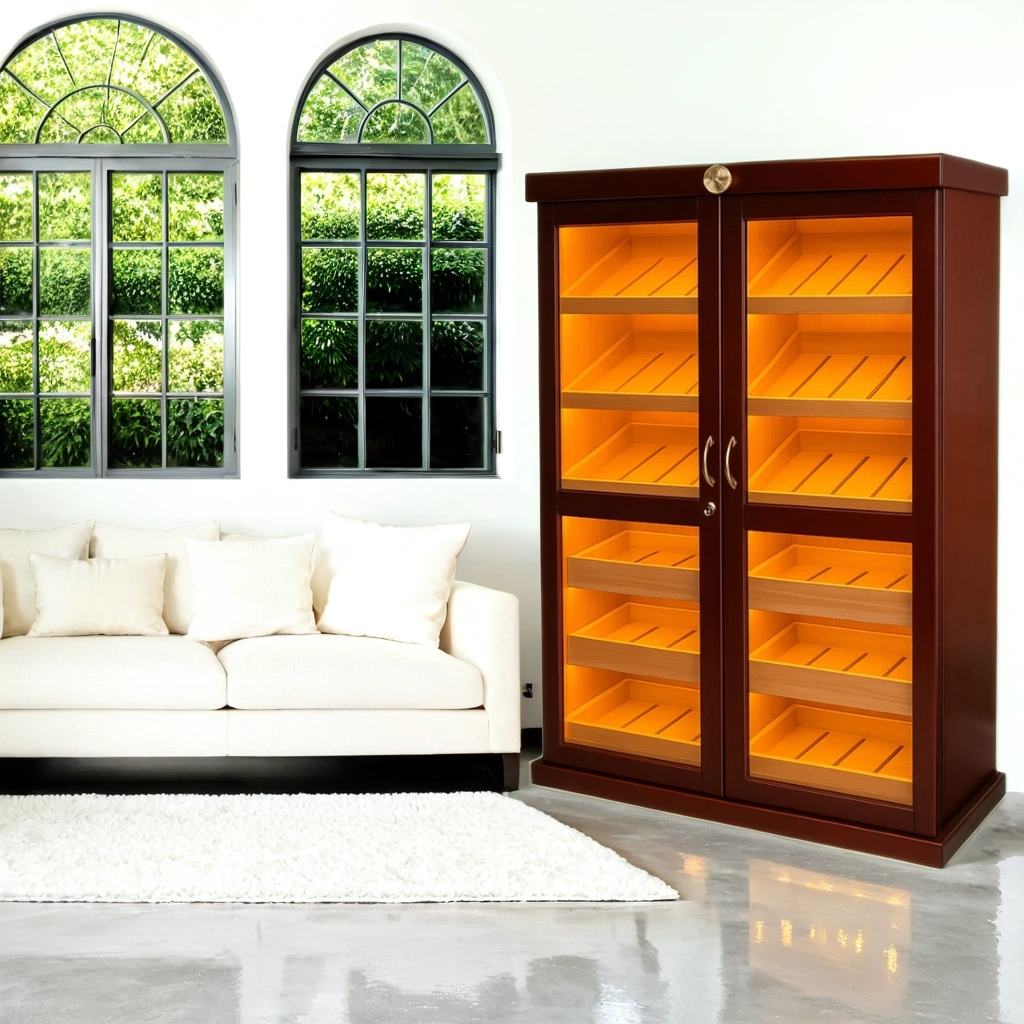 Prestige Bermuda 4,000-Cigar Cabinet Humidor