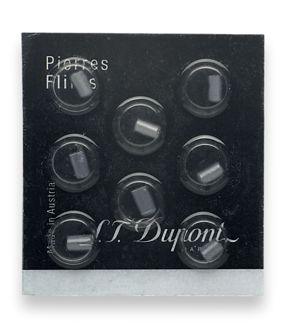 S.T. Dupont Black Lighter Flint - 8-Pack - Exterior Front