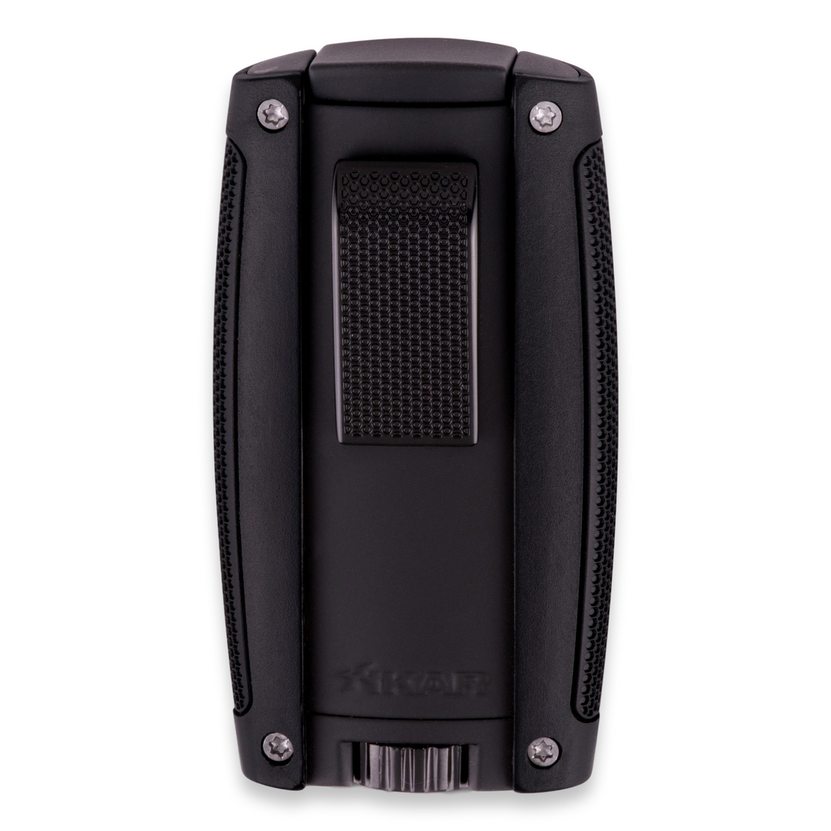 Xikar Turismo Torch Flame Double Jet Cigar Lighter - Matte Black - Exterior Front