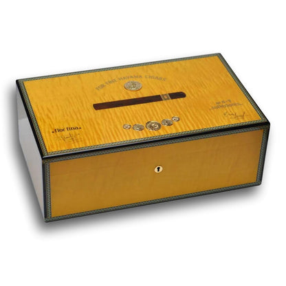 Elie Bleu Medals 120-Cigar Desktop Humidor
