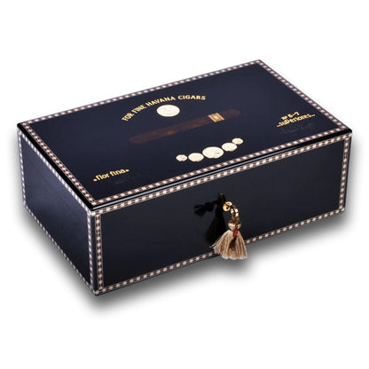 Elie Bleu Medals 120-Cigar Desktop Humidor