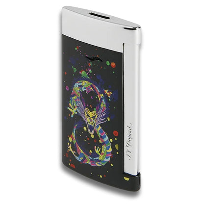 S.T. Dupont Year Of The Dragon Slim 7 Torch Flame Single Jet Cigar Lighter
