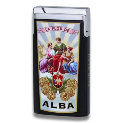 Elie Bleu La Flor De Alba J-15 Torch Flame Single Jet Cigar Lighter