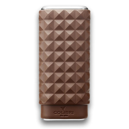 Colibri Quasar Leather 3-Finger Hard Cigar Cases