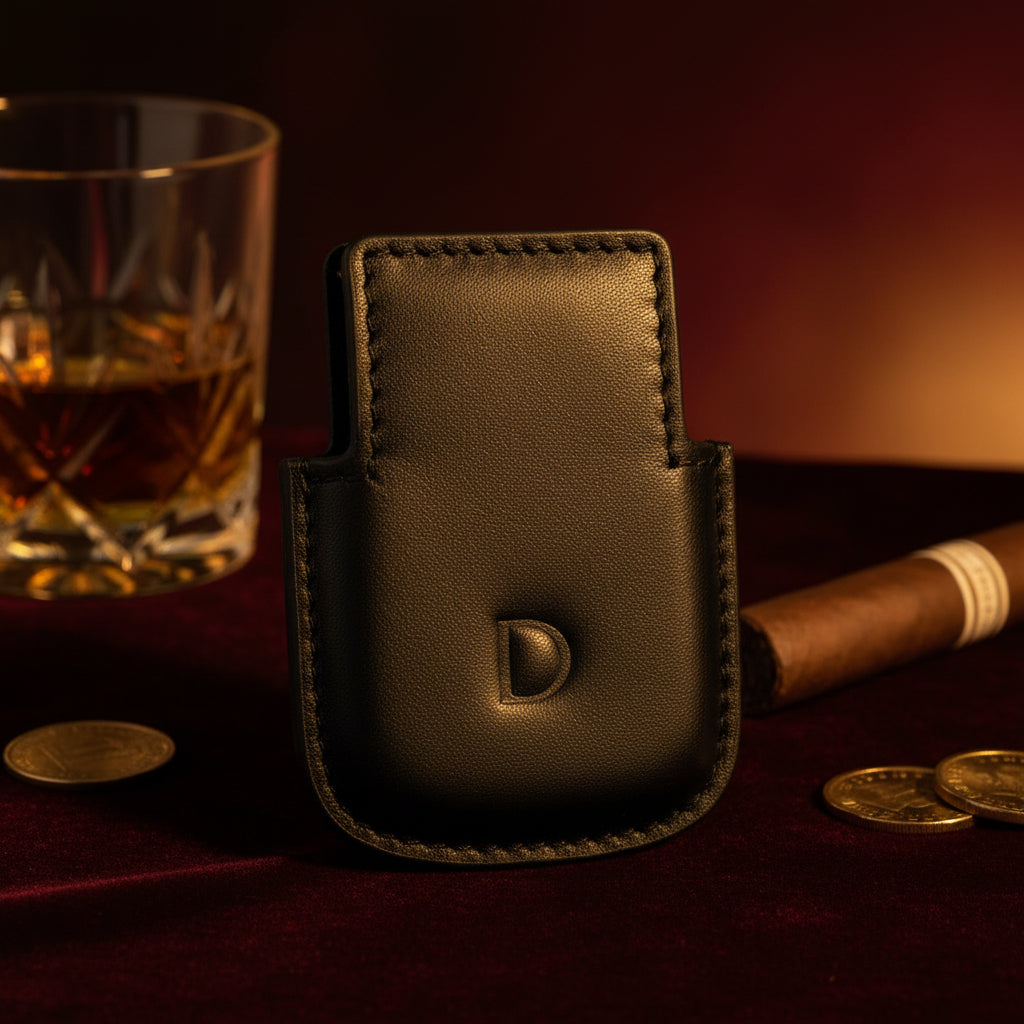 S.T. Dupont Soft Leather Line 2 Lighter Case - Lifestyle Image 