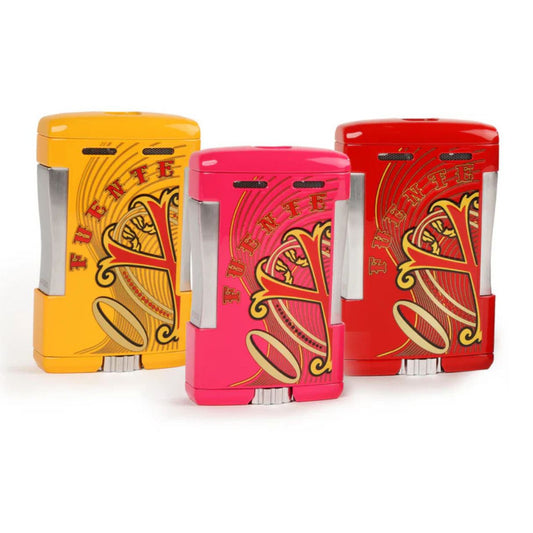 OpusX Society Torch Flame Triple Jet Tabletop Cigar Lighters