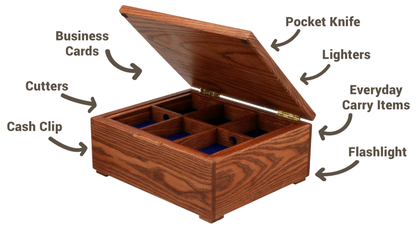 Northwoods Humidors White Ash Wood Cigar Accessories Storage Box