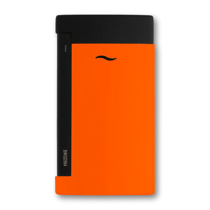 S.T. Dupont Fluo Slim 7 Flat Torch Flame Cigar Lighter - Orange - Backside