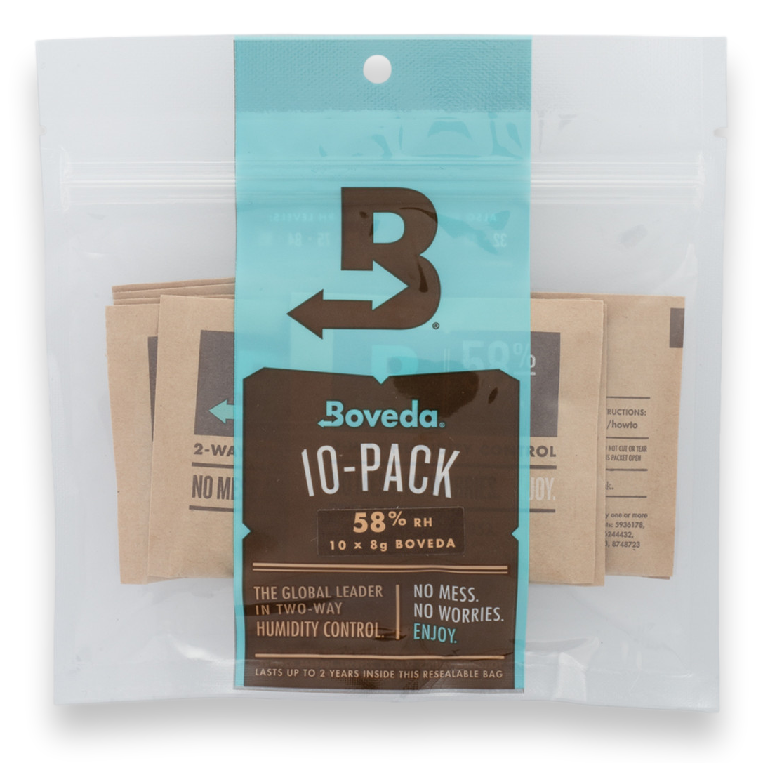 Boveda 58-84% Humidity Packs - 10-Count, Small 8g