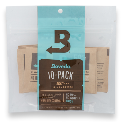 Boveda 58-84% Humidity Packs - 10-Count, Small 8g