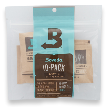 Boveda 58-84% Humidity Packs - 10-Count, Small 8g