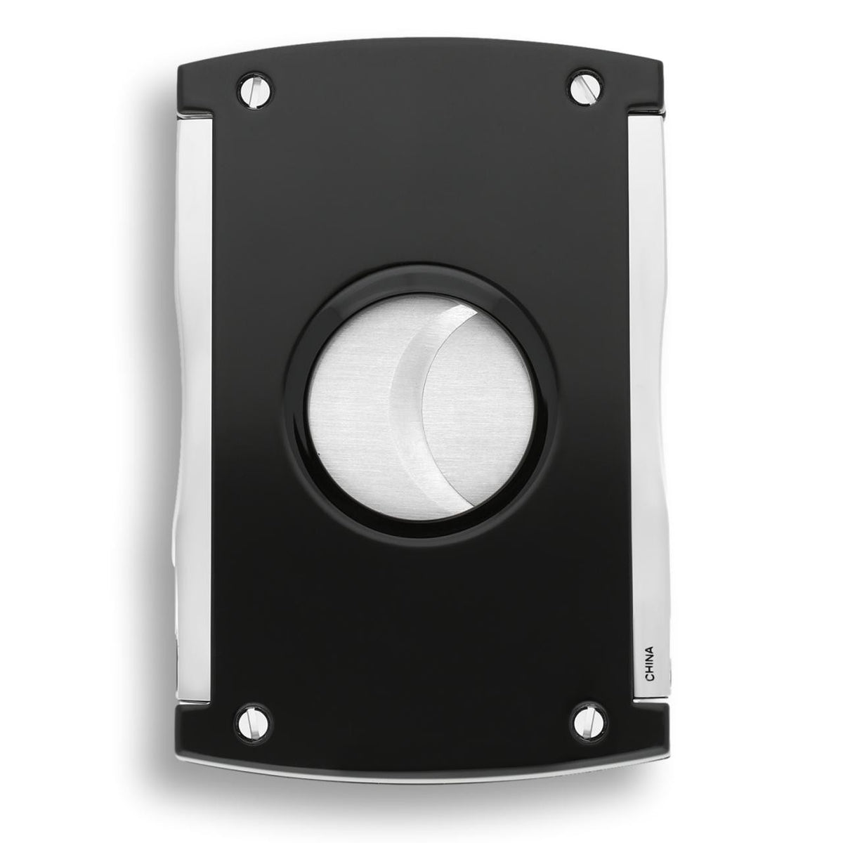 S.T. Dupont Maxijet Double Blade Cigar Cutters - Black Chrome - Back Side