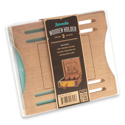 Boveda 2 Pack Cedar Holder - Side by Side (HBVCH2-SBS)