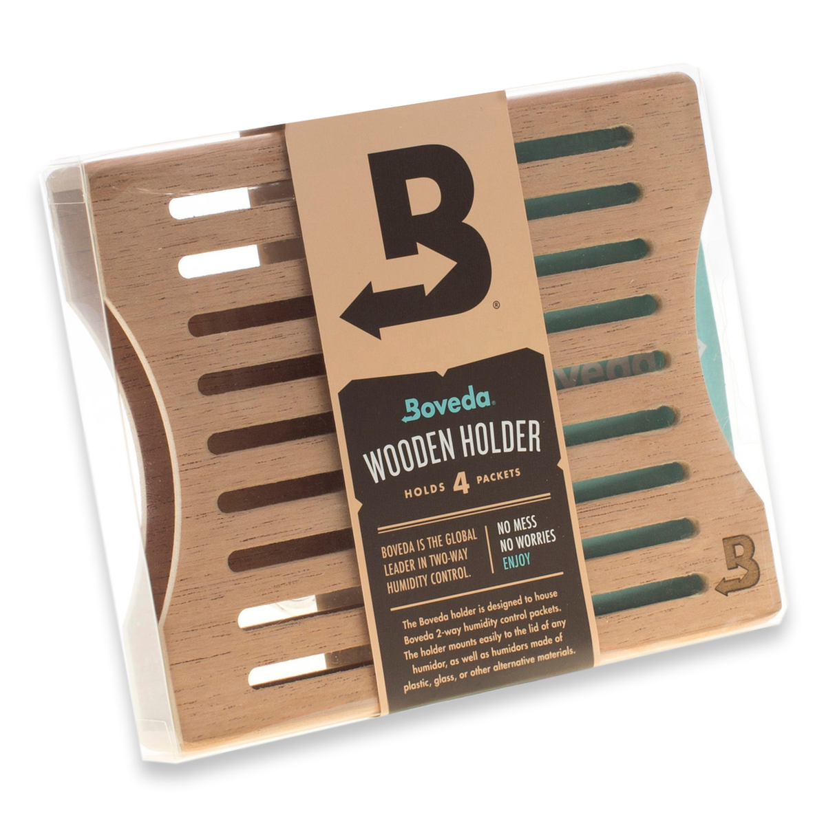 Boveda 4 Pack Cedar Holder (HBVCH4)