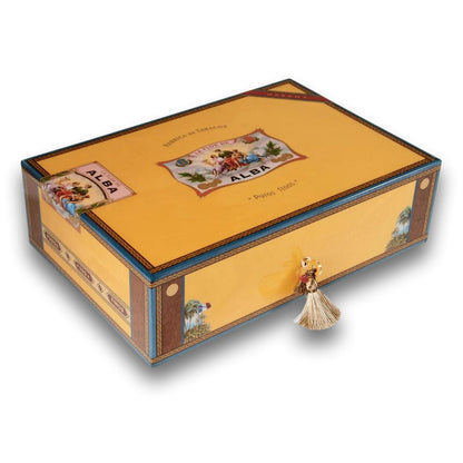 Elie Bleu Alba 110-Cigar Desktop Humidor