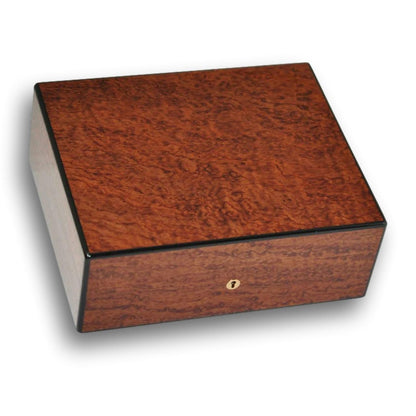 Elie Bleu Bubinga Classic Wood 50-110 Cigar Desktop Humidor