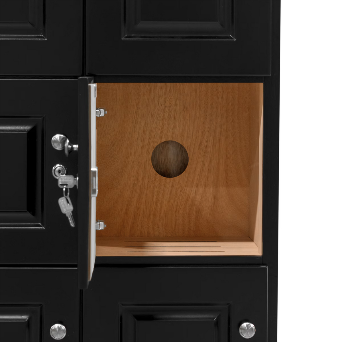 Humidor Supreme 5,000-Cigar Locker Humidor - Compartment Details
