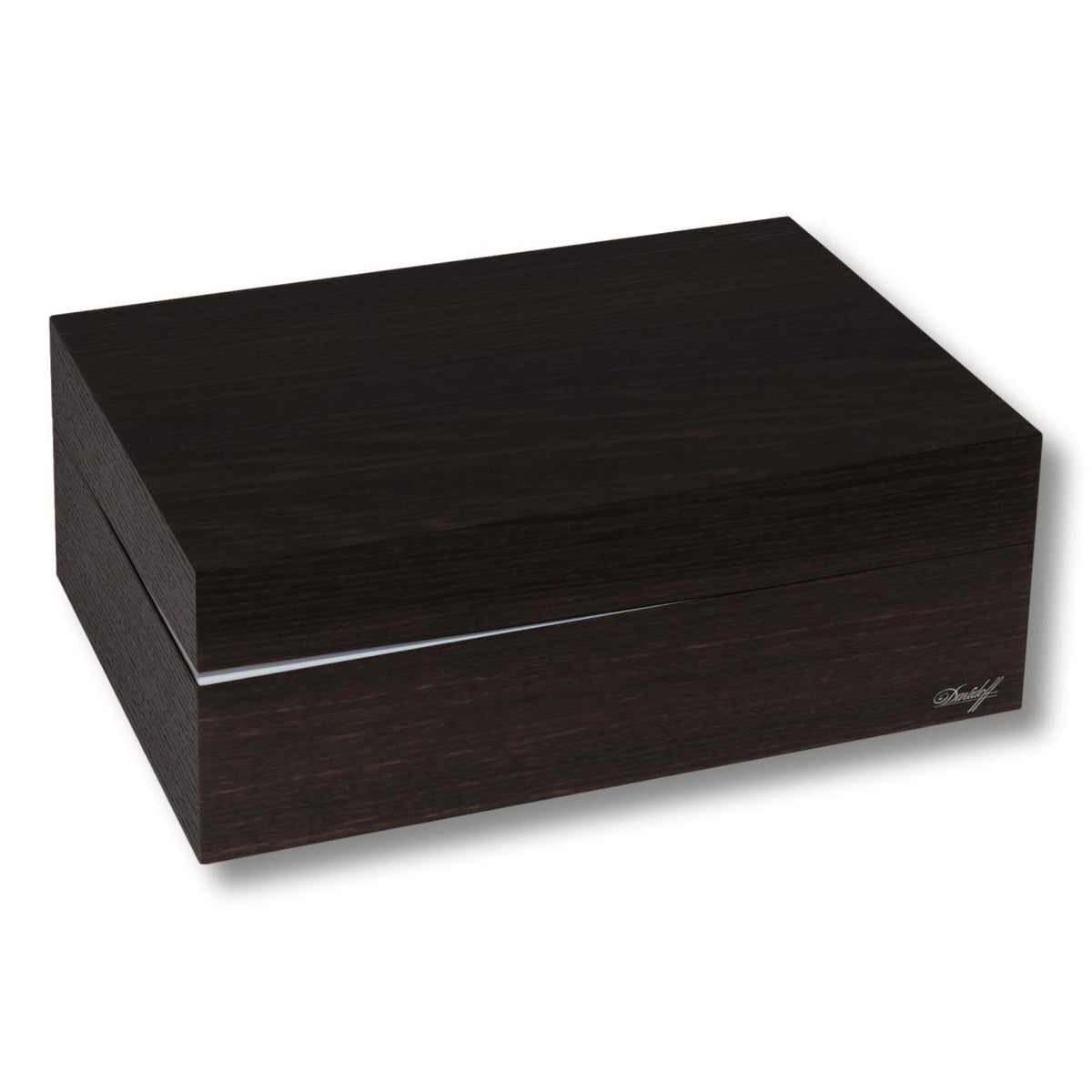 Davidoff Air De Famille Series I Smoked Oak Ambassador Matt 80-Cigar Desktop Humidors - Main Image  - Right Facing
