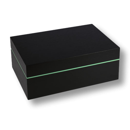 Zino Davidoff Z80 80-Cigar Desktop Humidors - Black & Mint - Main Image - Right Facing