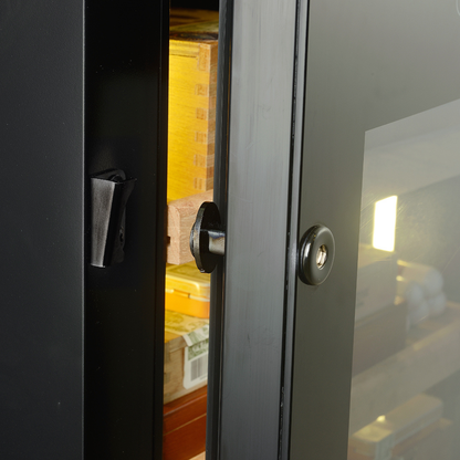 Yohtron YC-248G Premium Series Gold 1200-Cigar Electric Humidor - Key Lock