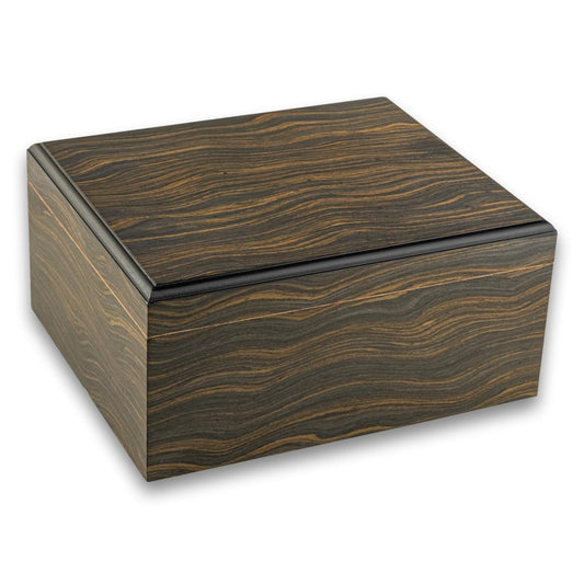 Craftsmans Bench Calico 65-Cigar Desktop Humidor - Main Image - Right Facing