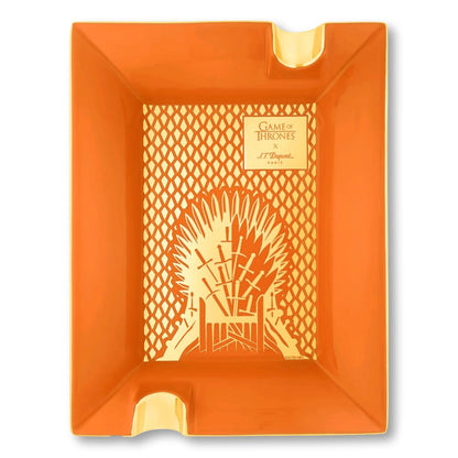 S.T. Dupont Game of Thrones Fire Large 2-Cigar Porcelain Ashtray - Main Image  - Design Details