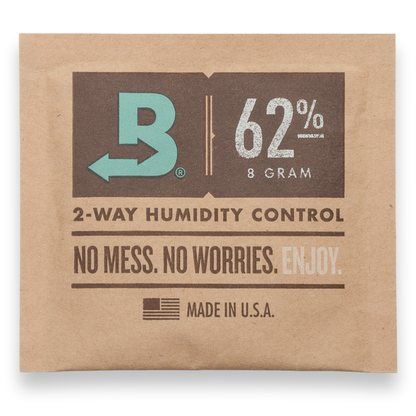 Boveda 62% Humidity Packs - 10-Count, Small 8g  - Exterior Front