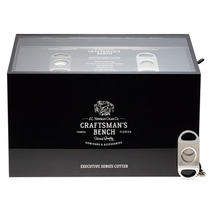 Craftsmans Bench Executive Double Blade Cigar Cutters - Stainless Steel - Product Gift Box