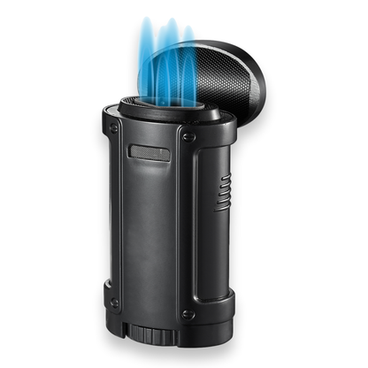 Visol Rhino Torch Flame Quad Jet Cigar Lighters