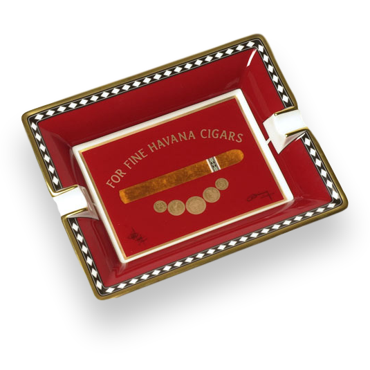 Elie Bleu Porcelain Ashtray - Medals Collection