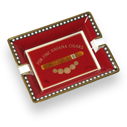 Elie Bleu Porcelain Ashtray - Medals Collection