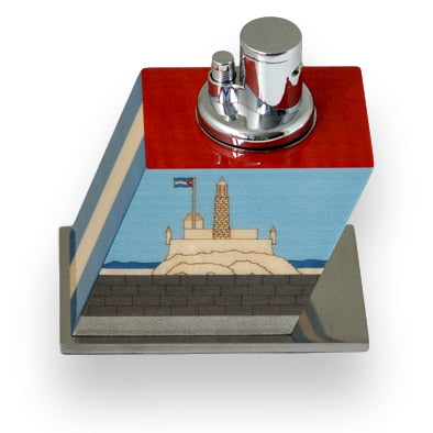 Elie Bleu Sycamore Table Lighter - Casa Cubana Collection