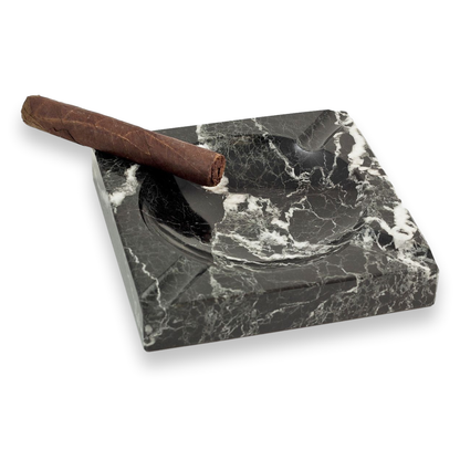 Bey-Berk Marble 4-Cigar Ashtrays