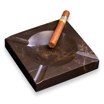 Bey-Berk Marble 4-Cigar Ashtrays