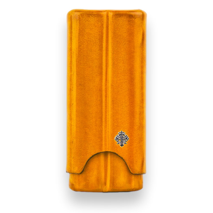 Artigiani Del Re Cuban Robusto Lounge Leather 2-Finger Cigar Cases