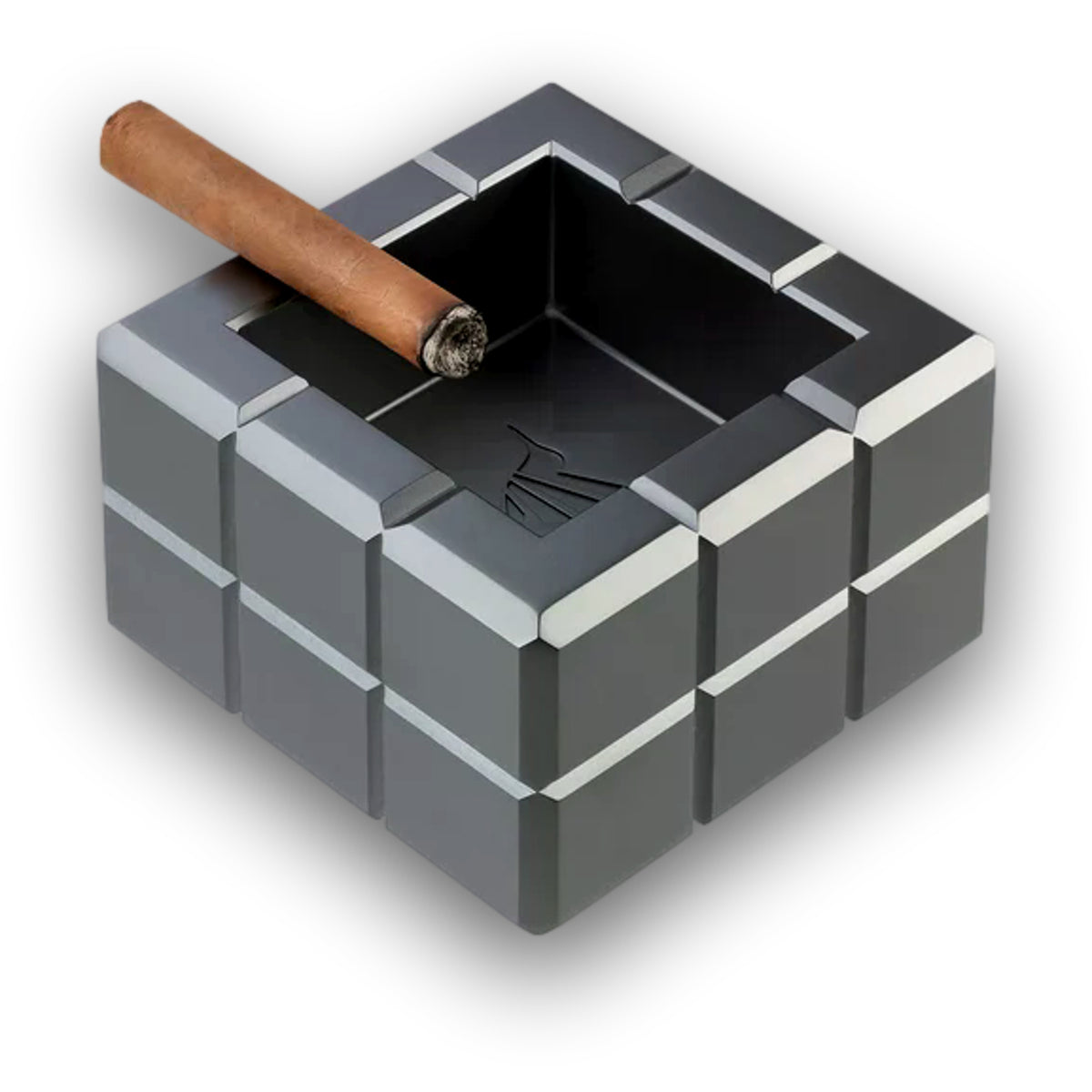 Colibri Heritage Cube 4-Cigar Ashtray - Top View