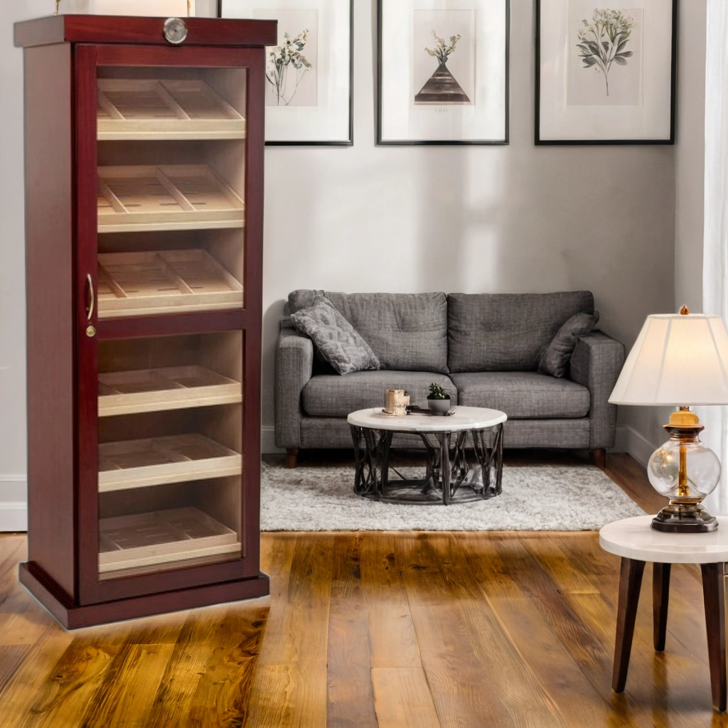 Prestige Barbatus 2,000-Cigar Cabinet Humidor - Lifestyle
