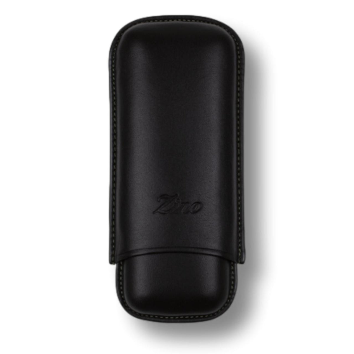 Davidoff Leather Soft Cigar Cases - Black & Mint R-2-Finger - Main Image - Front
