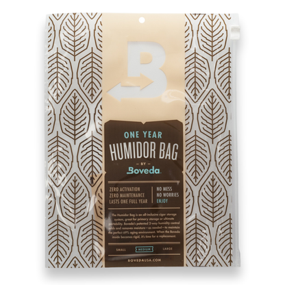 Boveda Medium 15-Cigar Humidor Bag - 1-Pack - Exterior Front